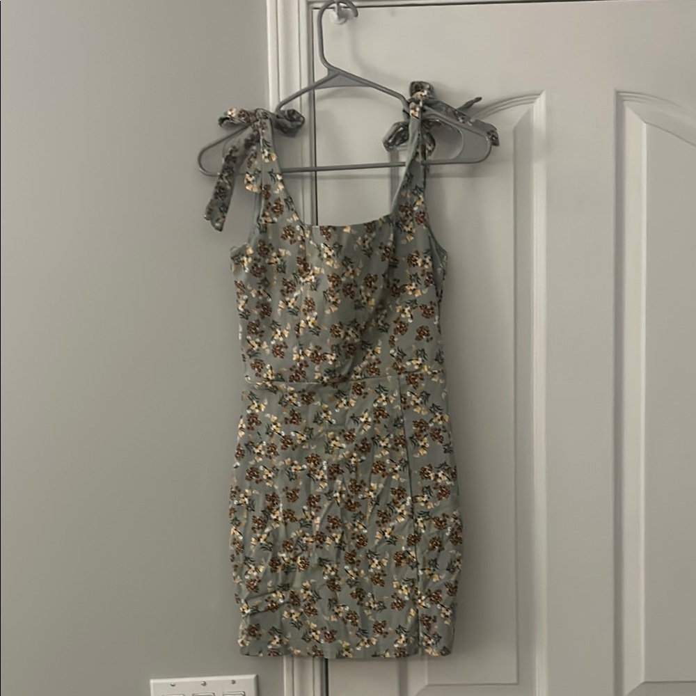 Trixxi Green Mini Dress